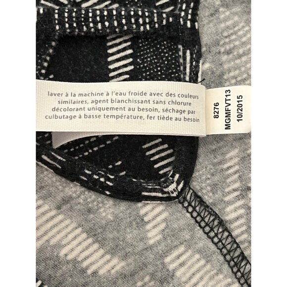 Aeropostale Women's Medium Black & White Geometric  Boho Fit & Flare Mini Dress - Picture 14 of 16